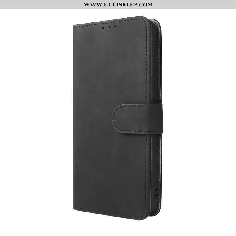 Etui Folio do Moto E40 / E30 / E20 Dotyk Skóry